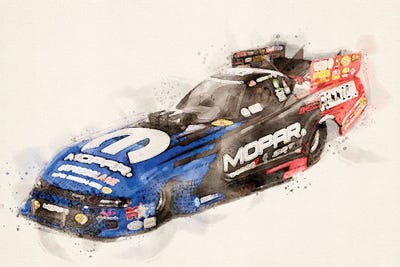 Dodge Tuning by Paul Rommer framed canvas print