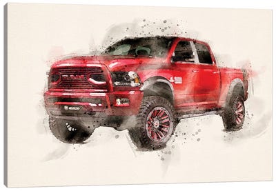 Dodge Ram II Canvas Art Print - Dodge