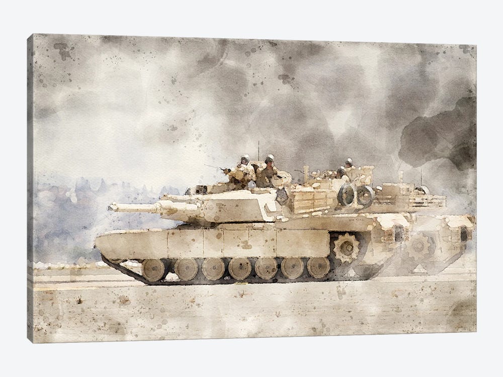 am 1 Abrams by Paul Rommer 1-piece Canvas Art Print