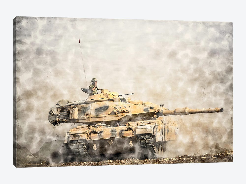 Tanks M60T Sabra by Paul Rommer 1-piece Canvas Artwork