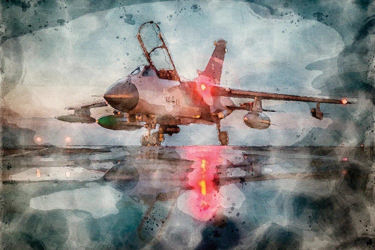 Tornado Fighter Plane by Paul Rommer wall art