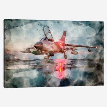 Tornado Fighter Plane Canvas Print #PUR5286} by Paul Rommer Canvas Artwork
