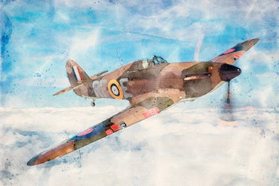 Hurricane MK1 Fighter Jet by Paul Rommer art print