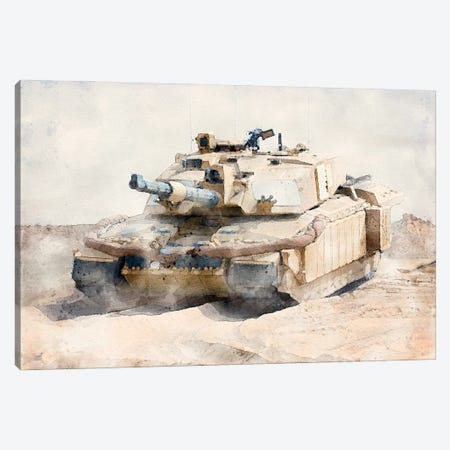 Tank Canvas Print #PUR5288} by Paul Rommer Art Print
