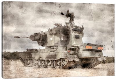 Tank VI Canvas Art Print - Military Vehicles