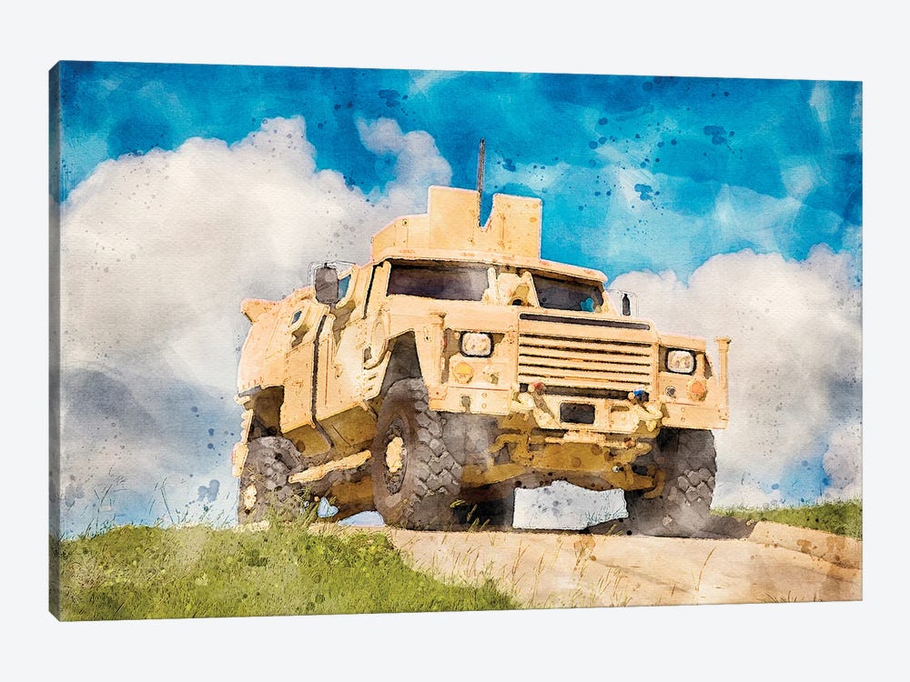 Armas Joint Light Tactical Vehicle by Paul Rommer 1-piece Canvas Art