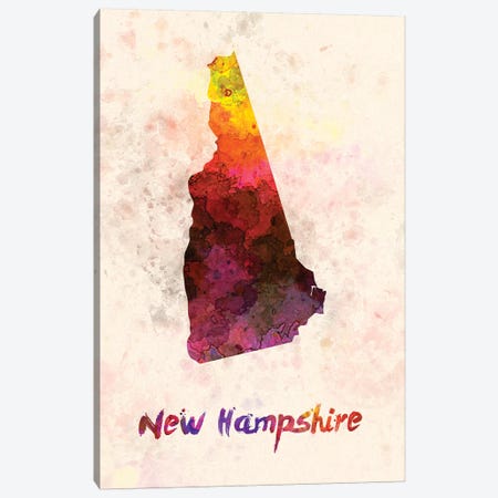 New Hampshire Canvas Print #PUR529} by Paul Rommer Canvas Art Print