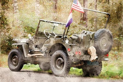 Jeep Willys II by Paul Rommer art print