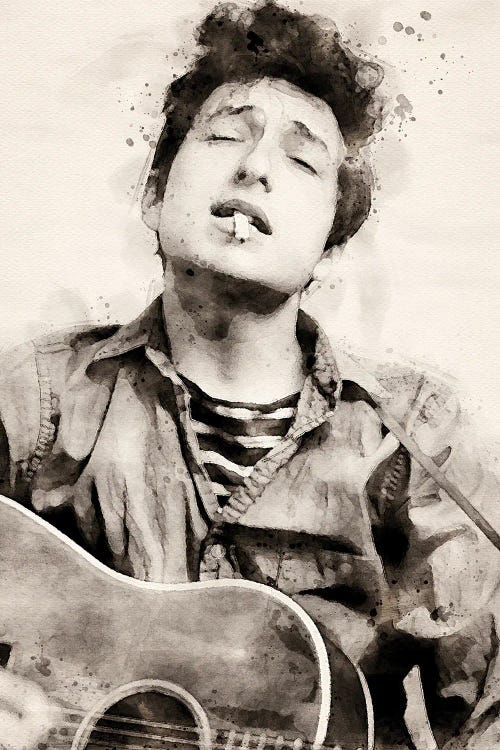 Bob Dylan by Paul Rommer wall art