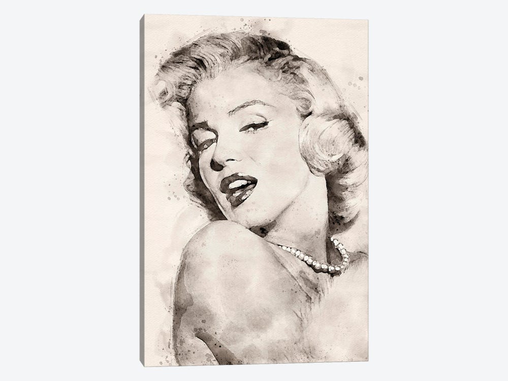 Marilyn Monroe by Paul Rommer 1-piece Art Print