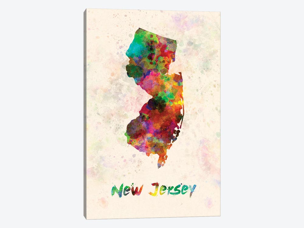 New Jersey by Paul Rommer 1-piece Canvas Print