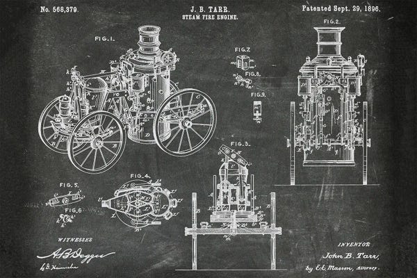 Steam Fire Engine Patent I