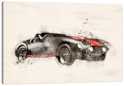 Ferrari Retro MCMLIII Canvas Art Print - Ferrari
