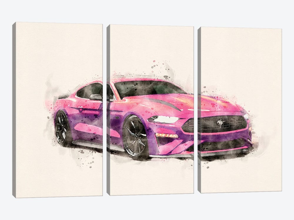 Ford  Mustang St MMXX by Paul Rommer 3-piece Art Print