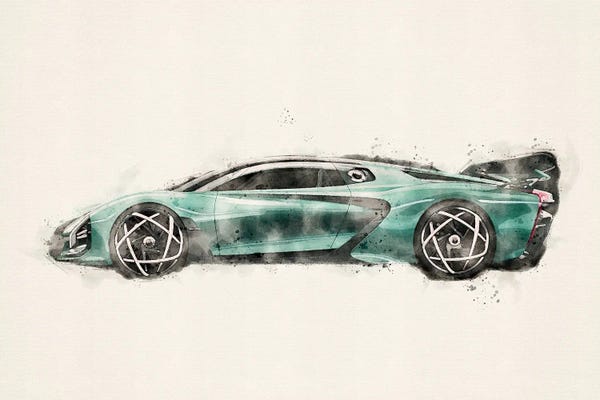 Hongqi S9 In Watercolor vII