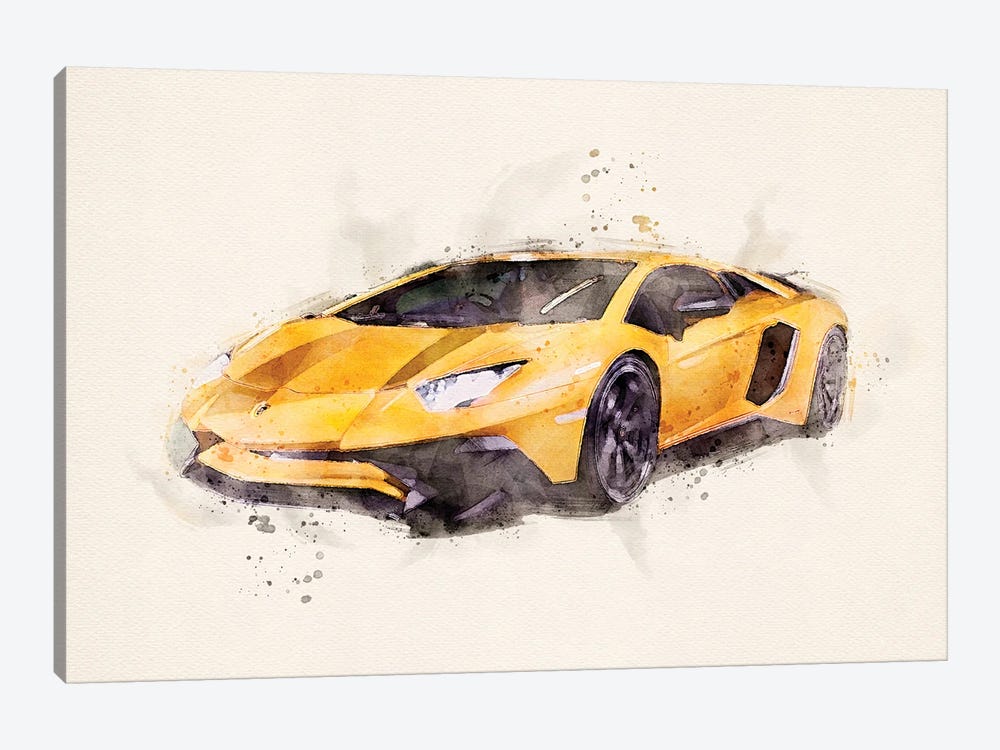 Lamborghini Aventador Torado Hp-750 by Paul Rommer 1-piece Canvas Art Print