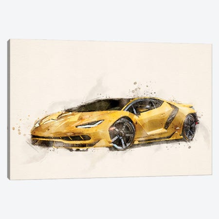 Lamborghini Centenario Coupe Canvas Print #PUR5346} by Paul Rommer Canvas Print
