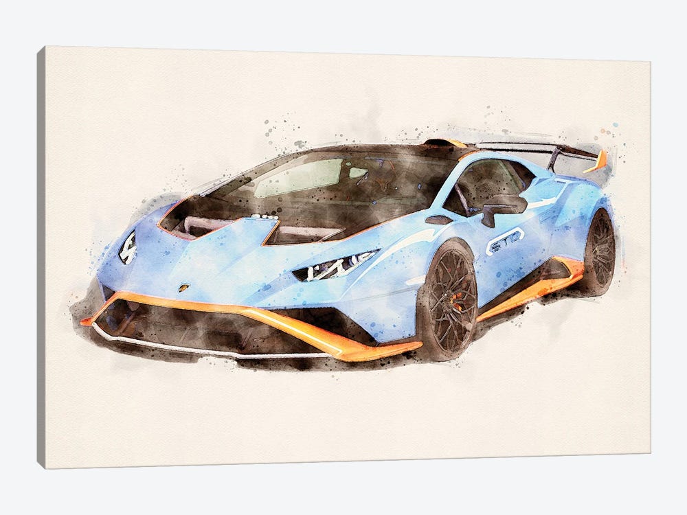 Lamborghini Metallic by Paul Rommer 1-piece Canvas Print