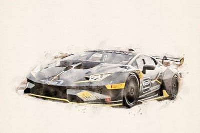 Lamborghini Tuning v II by Paul Rommer canvas print