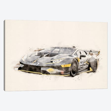 Lamborghini Tuning v II Canvas Print #PUR5349} by Paul Rommer Canvas Art