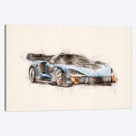 McLaren  Senna Canvas Print #PUR5352} by Paul Rommer Canvas Art Print