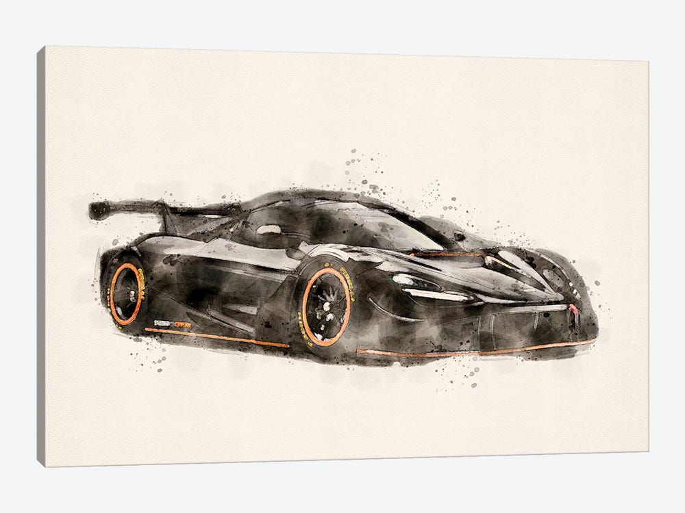 McLaren 720S GT3X by Paul Rommer 1-piece Canvas Wall Art
