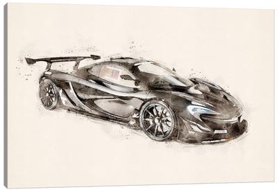 McLaren GTR V II Canvas Art Print