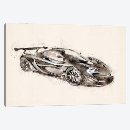 McLaren GTR V II Canvas Print #PUR5354} by Paul Rommer Canvas Artwork