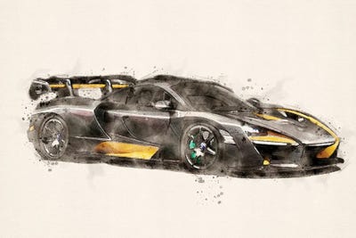 McLaren Senna Carbon by Paul Rommer canvas print