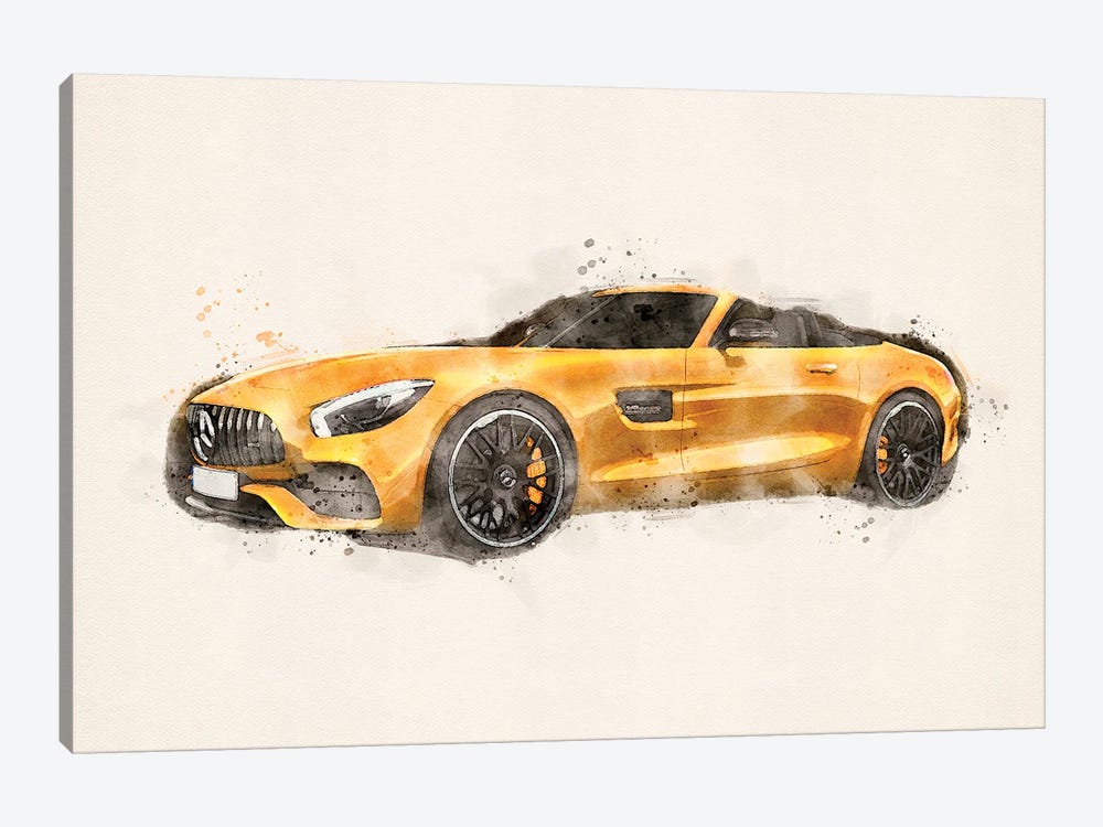 Mercedes AMG GTS by Paul Rommer 1-piece Canvas Art
