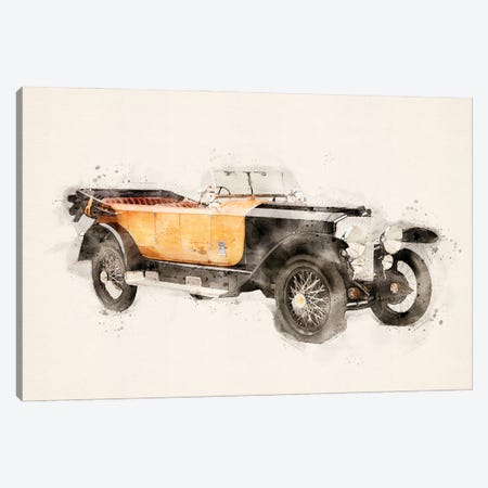 Mercedes Benz Retro V II Canvas Print #PUR5358} by Paul Rommer Canvas Print