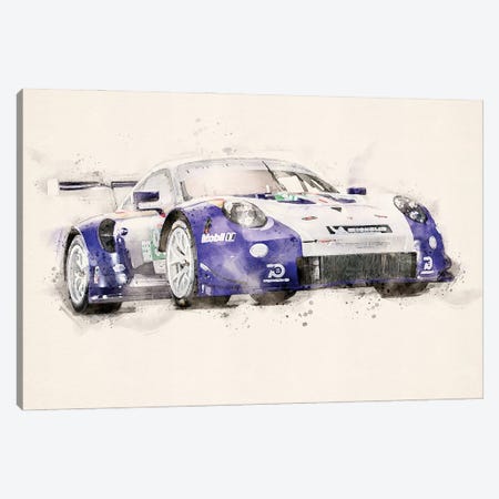 Porsche 911 RSR V II Canvas Print #PUR5364} by Paul Rommer Canvas Art Print