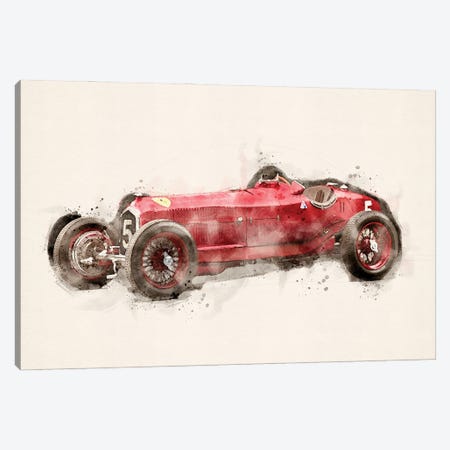 Alfa Romeo Retro V II Canvas Print #PUR5366} by Paul Rommer Canvas Art Print