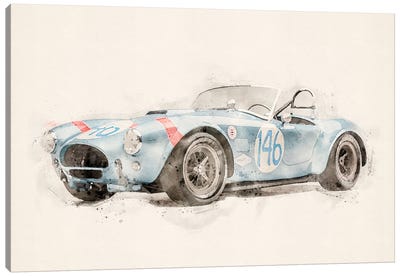 Shelby Super V II Canvas Art Print - Ford