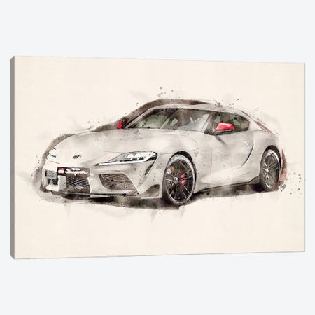Toyota Supra-GR V II Canvas Print #PUR5371} by Paul Rommer Canvas Print