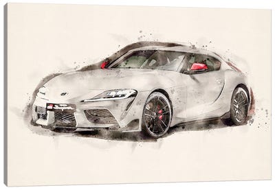 Toyota Supra-GR V II Canvas Art Print