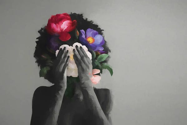 Color Pop Photography: Woman Vintage Watercolor I by Paul Rommer