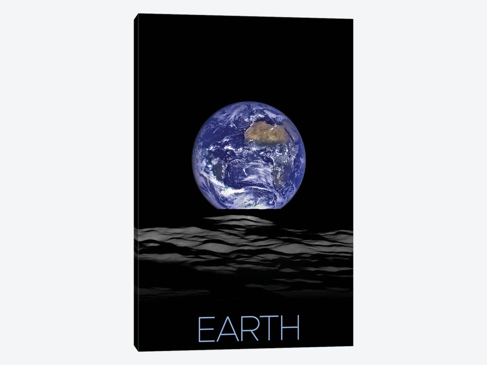 Earth Poster III by Paul Rommer 1-piece Canvas Art