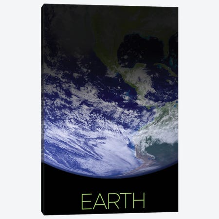 Earth Poster Vi Canvas Print #PUR5410} by Paul Rommer Canvas Art