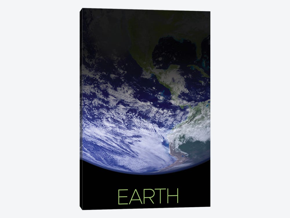 Earth Poster Vi by Paul Rommer 1-piece Canvas Artwork