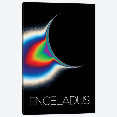 Enceladus Poster II Canvas Print #PUR5414} by Paul Rommer Art Print