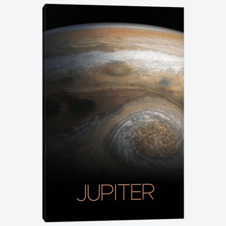 Jupiter Poster Canvas Print #PUR5416} by Paul Rommer Art Print