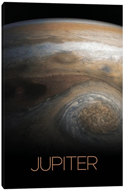 Jupiter Poster Canvas Art Print - Jupiter Art
