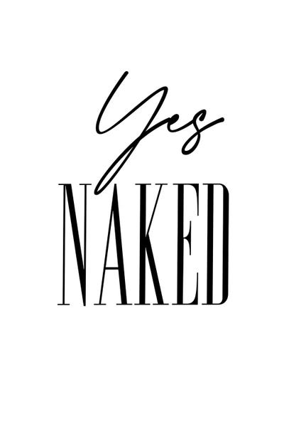 Typography: Yes Naked by Paul Rommer