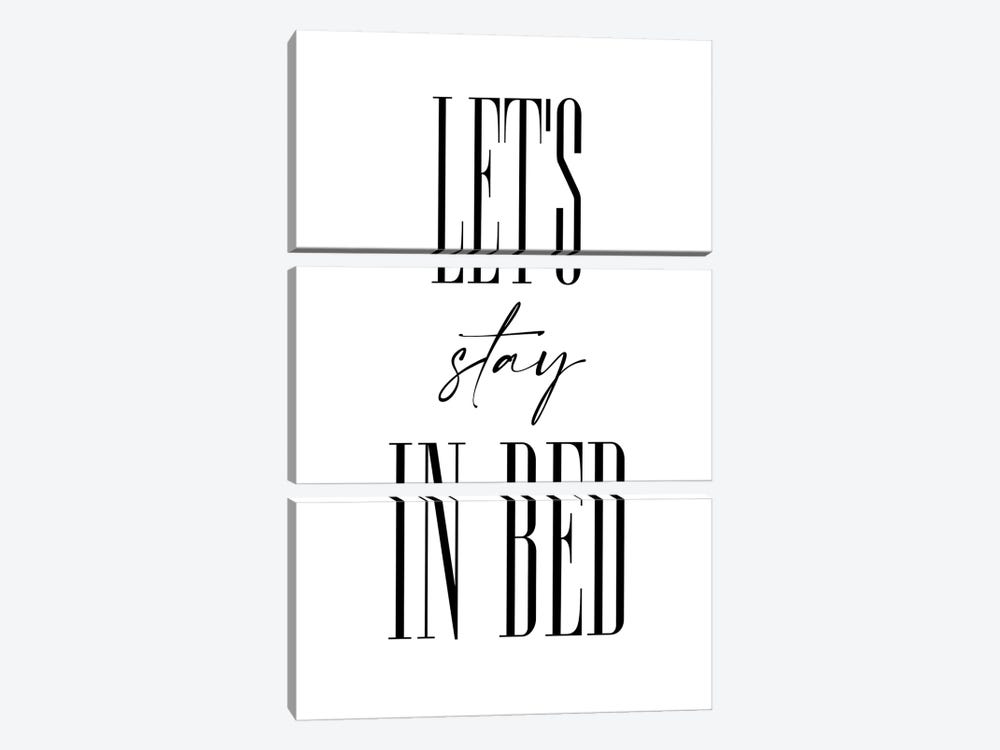 Lets Stay In Bed by Paul Rommer 3-piece Canvas Wall Art