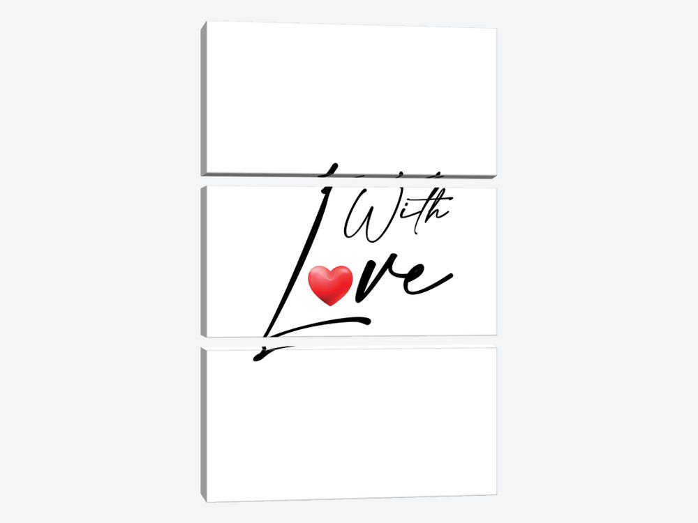 With Love by Paul Rommer 3-piece Art Print
