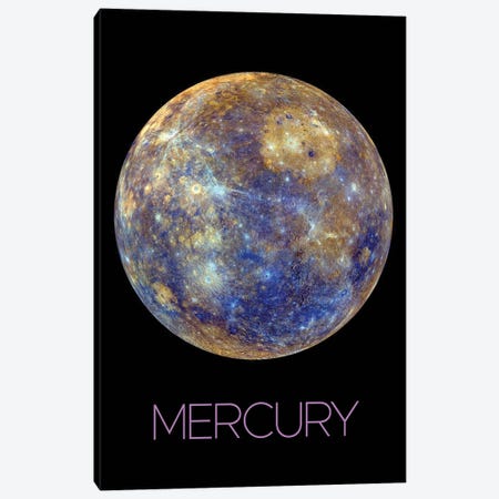 Mercury Poster Canvas Print #PUR5444} by Paul Rommer Canvas Art