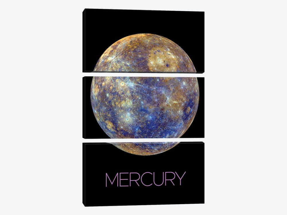 Mercury Poster by Paul Rommer 3-piece Canvas Art Print