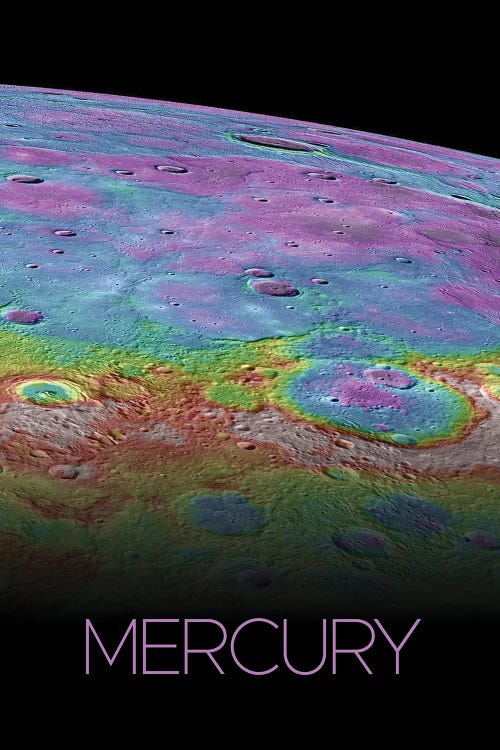 Mercury Poster III by Paul Rommer wall art