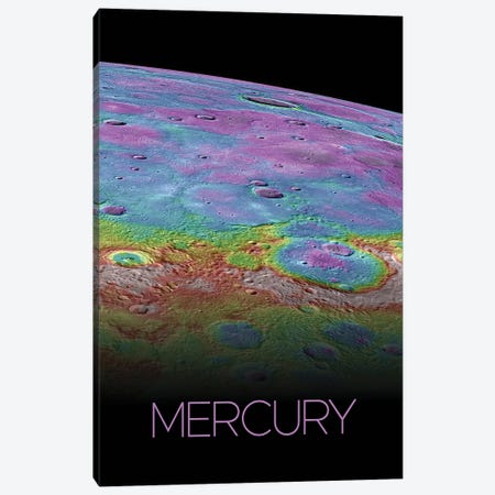 Mercury Poster III Canvas Print #PUR5446} by Paul Rommer Canvas Wall Art